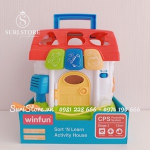 Ngôi nhà di động có thả hình khối Winfun 0772