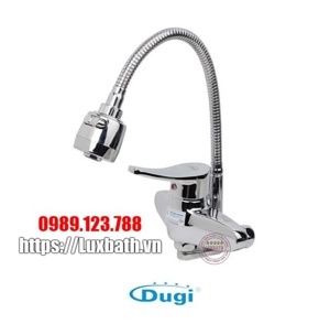 Ngổng rửa bát Nóng lạnh gắn tường Dugi DG702M