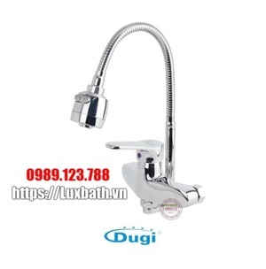 Ngổng rửa bát Nóng lạnh gắn tường Dugi DG709M