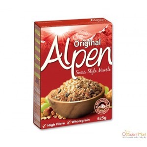 Ngũ cốc ăn sáng Alpen Muesli truyền thống 375g