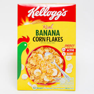 Ngũ cốc ăn sáng dinh dưỡng vị chuối Kellogg's Flakes Banana 180g