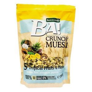 Ngũ cốc Bakalland Muesli  5 loại hạt lúa mạch và mật ong 300g