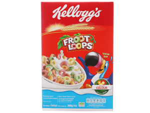 Ngũ cốc dinh dưỡng Kelloggs Froot Loops hộp 300g