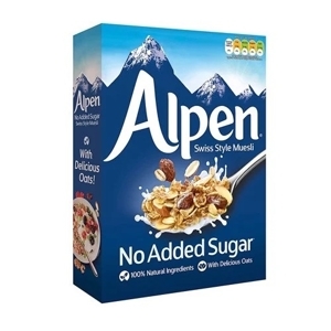 Ngũ cốc không đường alpen 560g