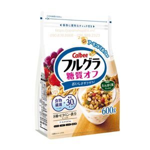 Ngũ cốc trái cây Calbee ít đường 600G