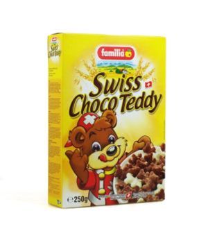 Ngũ cốc vị swiss choco teddy  hiệu familia 250g