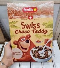 Ngũ cốc vị swiss choco teddy  hiệu familia 250g