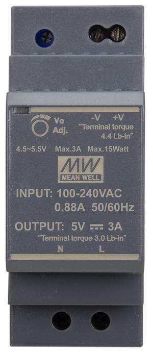 Nguồn cài ray Meanwell HDR-30-5 15W-5VDC