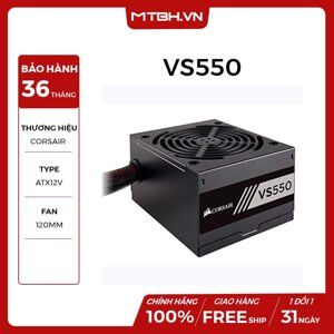 NGUỒN CORSAIR BUILDER SERIES™ VS 550W HIGH PERFORMANCE