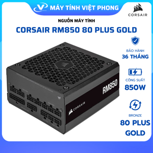 Nguồn Corsair RM Series™ RM850 — 850 Watt 80 PLUS® Gold