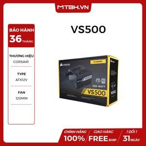 Nguồn Corsair VS500 500W 80 Plus