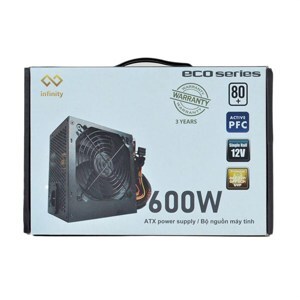 Nguồn Infinity ECO 600W 80Plus Single Rail