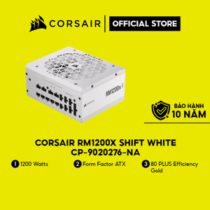 Nguồn máy tính Corsair RM1200x Shift 80 Plus Gold