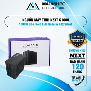 Nguồn máy tính NZXT C1000 - 1000W, 80 Plus Gold