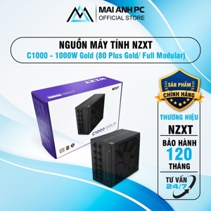 Nguồn máy tính NZXT C1000 - 1000W, 80 Plus Gold