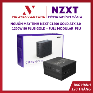 Nguồn máy tính NZXT C1200 - 1200W, 80 Plus Gold