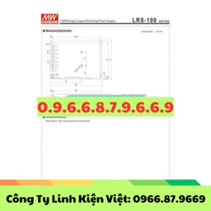 Nguồn một chiều Meanwell LRS-100-48 100W-48VDC