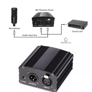 Nguồn Phantom 48V dành cho Micro Takstar TPM-1