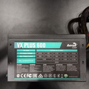 Nguồn - Power Supply Aerocool VX Plus 600W