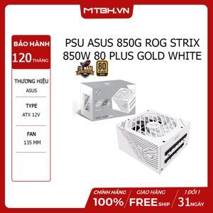 Nguồn - Power Supply Asus Rog Strix 850G White