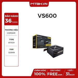 Nguồn - Power Supply Corsair VS600 80 Plus