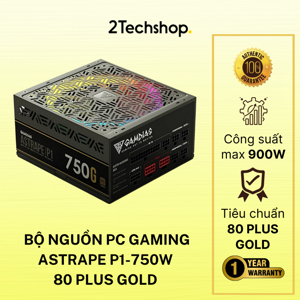 Nguồn - Power Supply Gamdias Astrape P1 750W G