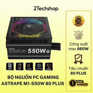 Nguồn - Power Supply Gamdias Astrape M1 550W