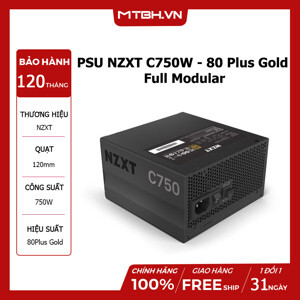 Nguồn - Power Supply NZXT C750W Gold