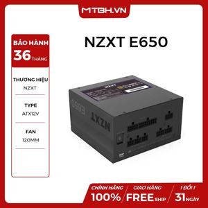 Nguồn - Power Supply NZXT E650 - 650W