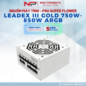 Nguồn - Power Supply SuperFlower Leadex III Gold ARGB 850W