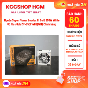 Nguồn - Power Supply SuperFlower Leadex III Gold 850W