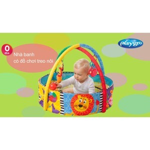 Nhà banh có đồ chơi treo nôi Playgro Ball Activity Nest