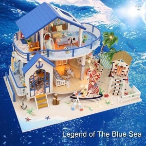Nhà búp bê Ngôi nhà thu nhỏ lắp ghép Legend of the blue sea
