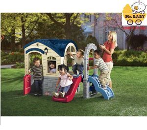 Nhà chơi cầu tuột cho bé Little Tikes LT-612015