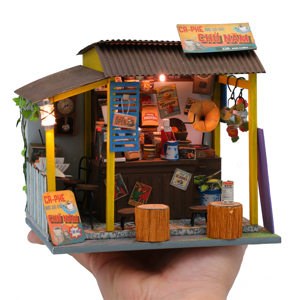 Nhà gỗ tự ráp DIY - Cà Phe đá AD07
