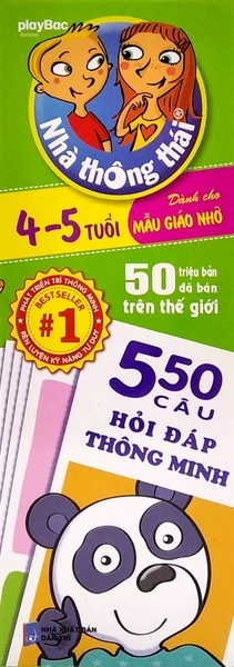 Nhà thông thái 4 5 tuổi mẫu giáo nhỡ