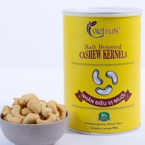 Nhân điều vị muối Vietnuts hộp 500g