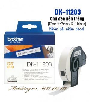 Nhãn DK-11203