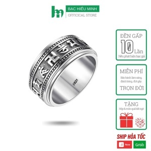 Nhẫn nam bạc Hiểu Minh NA537T