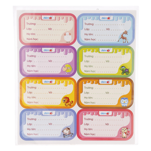 Nhãn vở Điểm 10 TP-NBL03 - 5 xấp