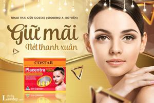 Nhau Thai Cừu Costar 50000mg (10 viên x 10 Vỉ)