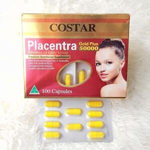 Nhau Thai Cừu Costar 50000mg (10 viên x 10 Vỉ)