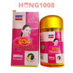 Viên uống nhau thai cừu trị nám, điều hòa nội tiết Costar Úc - 35000mg x 100 Viên