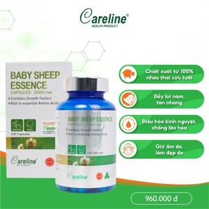 Nhau Thai Cừu giúp trẻ hóa làn da, trắng hồng, khỏe mạnh, giảm thâm nám BABY SHEEP ESSENCE CAPSULE 100 viên