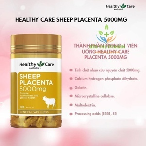 Nhau thai cừu Healthy Care Sheep Placenta 5000mg