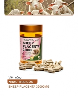 Nhau thai cừu Nature's Care Sheep Placenta 35000mg