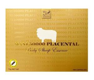 Viên uống nhau thai cừu Maxi Sheep Placenta 50000mg, 100 viên