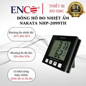 Nhiệt ẩm kế điện tử Nakata NHP 2099TH