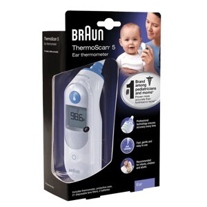 Nhiệt kế điện tử Braun IRT6500 (đo tai)