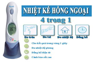 Nhiệt kế điện tử hồng ngoại đa năng Nozomi